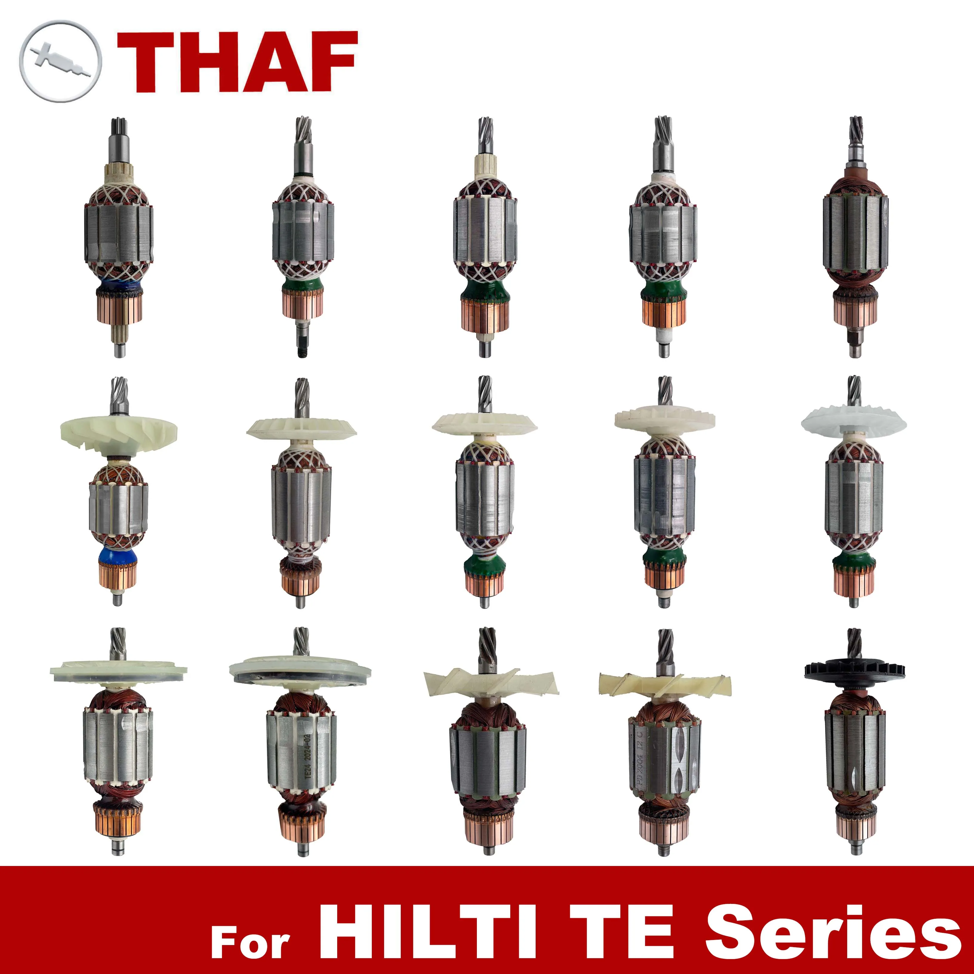 THAF 220V-240V Armature Rotor For Hilti Rotary Hammer TE70 TE Series Motor Replacement Repair Spare Parts
THAF 220V-240V Armature Rotor For Hilti Rotary Hammer TE70 TE Series Motor Replacement Repair Spare Parts