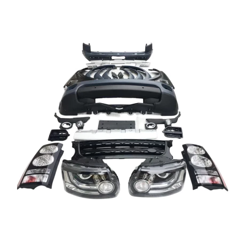 Suitable for Discovery 3, converted to new Discovery 4 bumper body kit
Suitable for Discovery 3, converted to new Discovery 4 bumper body kit