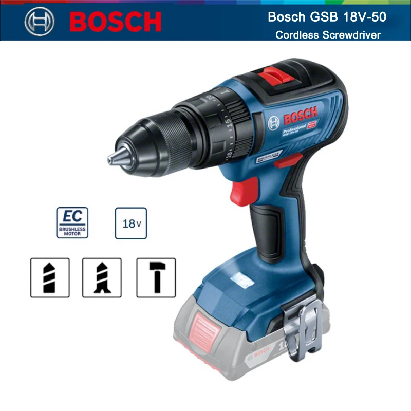 Электрическая отвертка Bosch GSB 18V-50, беспроводная ударная дрель, многофункциональный бесщеточный драйвер, двухскоростной сверлильный Винтовой Станок
Электрическая отвертка Bosch GSB 18V-50, беспроводная ударная дрель, многофункциональный бесщеточный драйвер, двухскоростной сверлильный Винтовой Станок