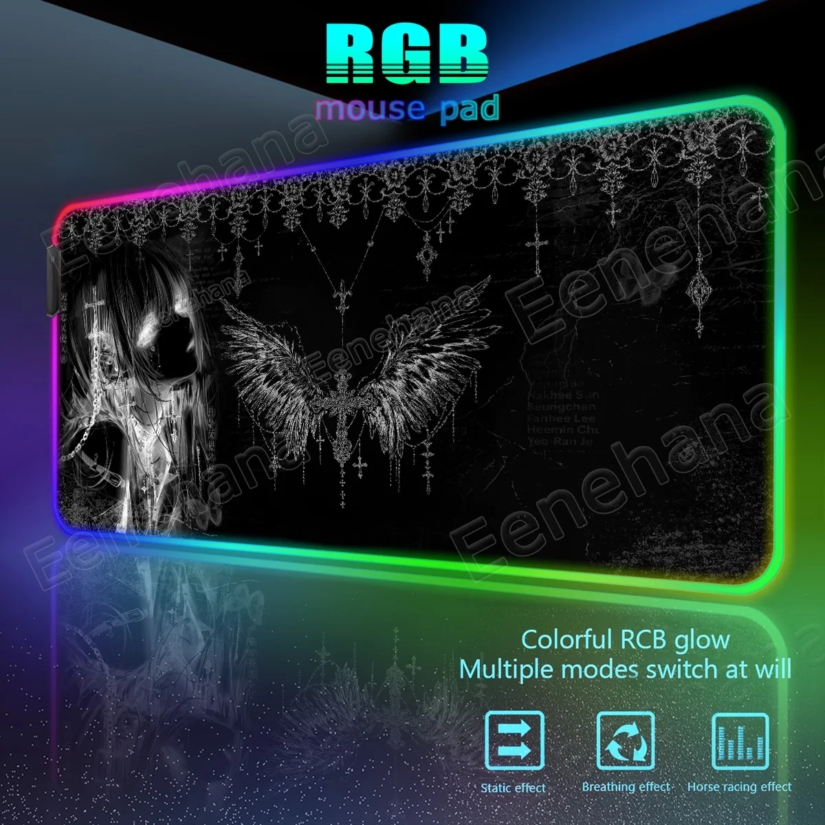 RGB Angel Girl PC Gamer Locking Edge Mouse Pad Anime Big Gaming Office DeskMat Keyboard Home Accessories Laptop Luminescence Pad
RGB Angel Girl PC Gamer Locking Edge Mouse Pad Anime Big Gaming Office DeskMat Keyboard Home Accessories Laptop Luminescence Pad