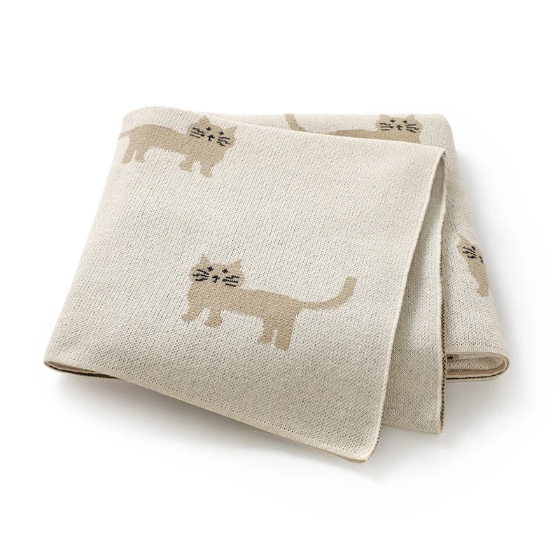 Newborn Baby Blankets Cotton Knitted Boys Girls Bedding Quilt 100*80CM Infant Stroller Swaddle Plaid Cute Cartoon Cat Super Soft
Newborn Baby Blankets Cotton Knitted Boys Girls Bedding Quilt 100*80CM Infant Stroller Swaddle Plaid Cute Cartoon Cat Super Soft