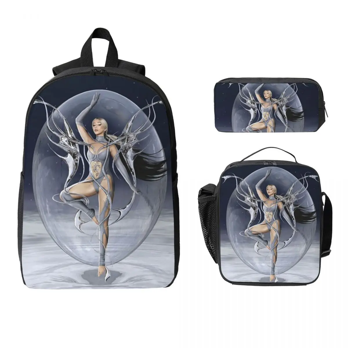 Spanish Lola Indigo Backpack Student BookBag School Bag Laptop Shoulder Bags 3ps Insulated Lunch Bag Pencil Case
Spanish Lola Indigo Backpack Student BookBag School Bag Laptop Shoulder Bags 3ps Insulated Lunch Bag Pencil Case