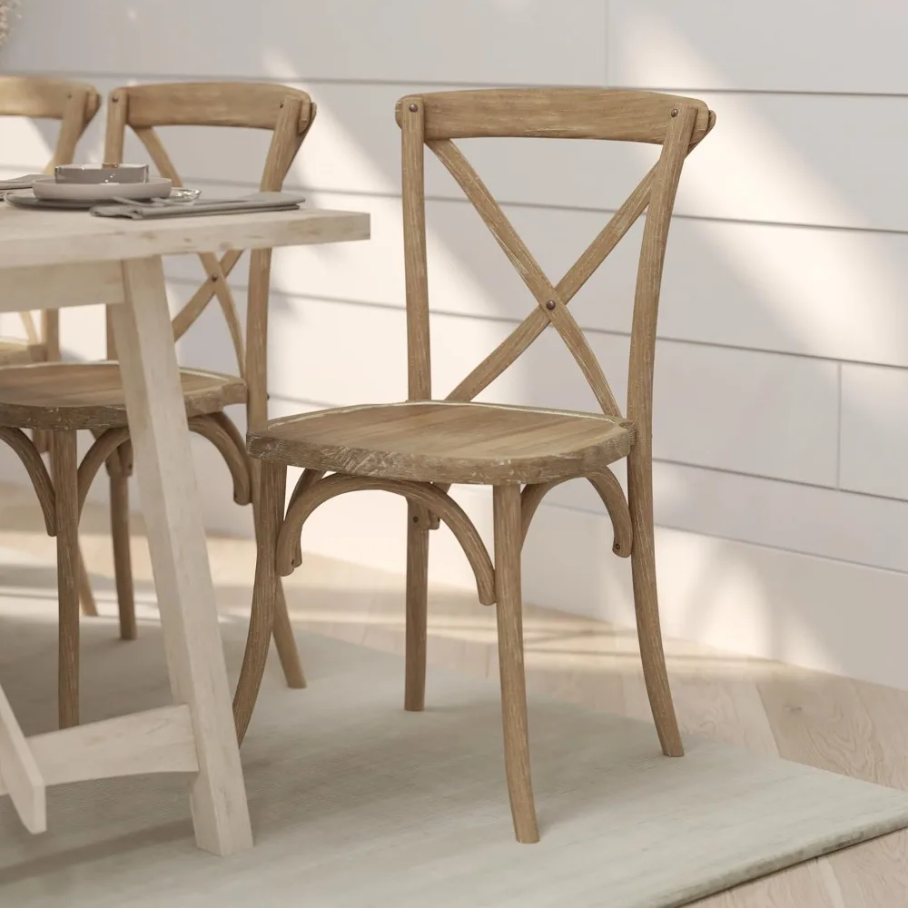 Bardstown Bistro Style Wooden Dining Chair - Medium Natural White Grain - High X-Back
Bardstown Bistro Style Wooden Dining Chair - Medium Natural White Grain - High X-Back