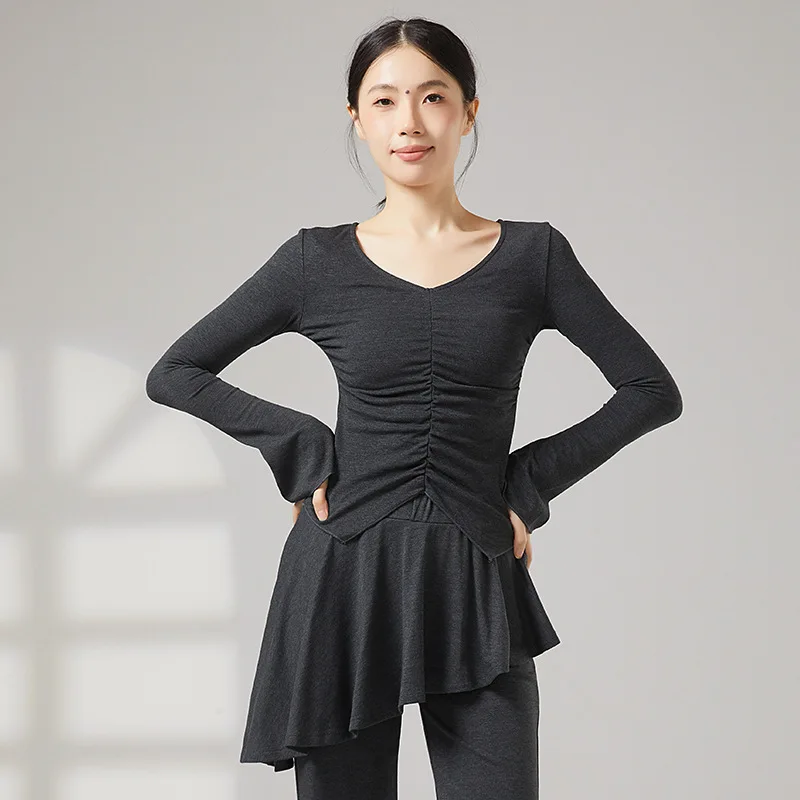 Women Classical Dance Culottes High Waisted Ribbon Loose Bell-bottoms Adult Belly Latin Dance Daily Practice Pants
Women Classical Dance Culottes High Waisted Ribbon Loose Bell-bottoms Adult Belly Latin Dance Daily Practice Pants