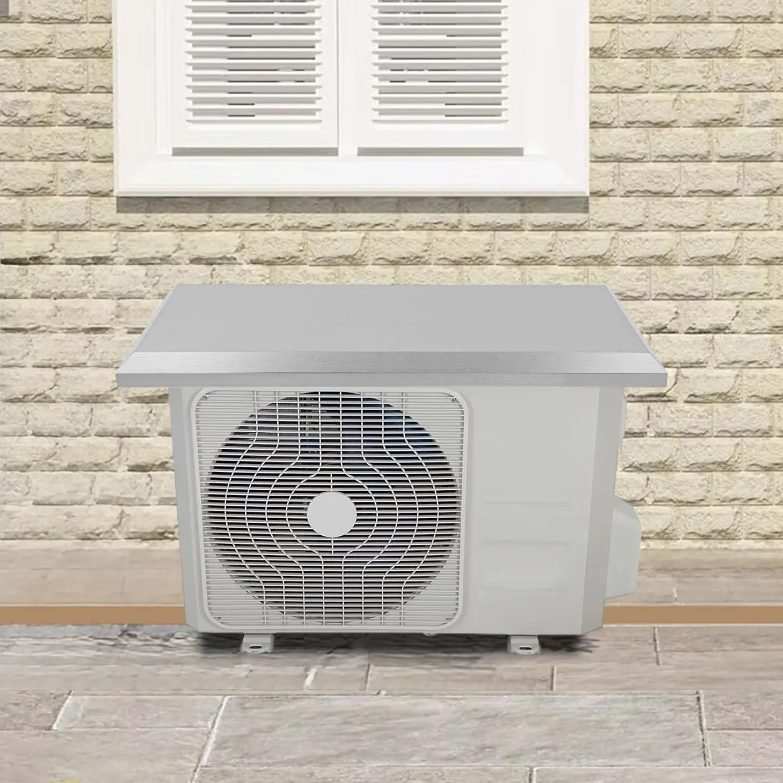 Stainless Steel AC Cover 88cm Length, Weatherproof Protection for Outdoor Air Conditioner Unit
Stainless Steel AC Cover 88cm Length, Weatherproof Protection for Outdoor Air Conditioner Unit