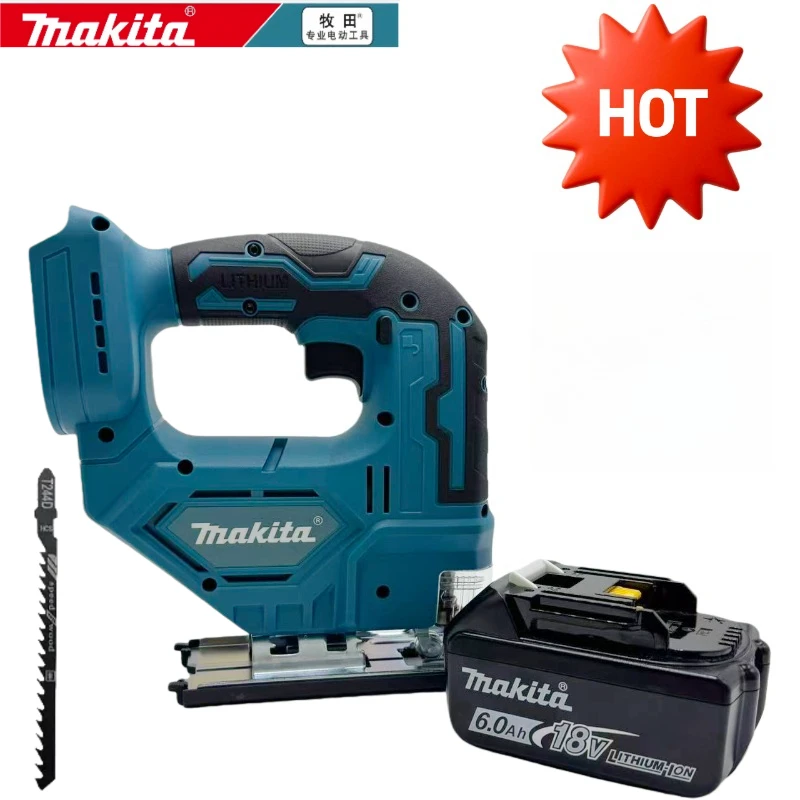 100% original Makita DJV182Z 340W Brushless Jigsaw 18V with Saw Blade Cordless Barrel Handle Portable Carpenter Power Tool
100% original Makita DJV182Z 340W Brushless Jigsaw 18V with Saw Blade Cordless Barrel Handle Portable Carpenter Power Tool