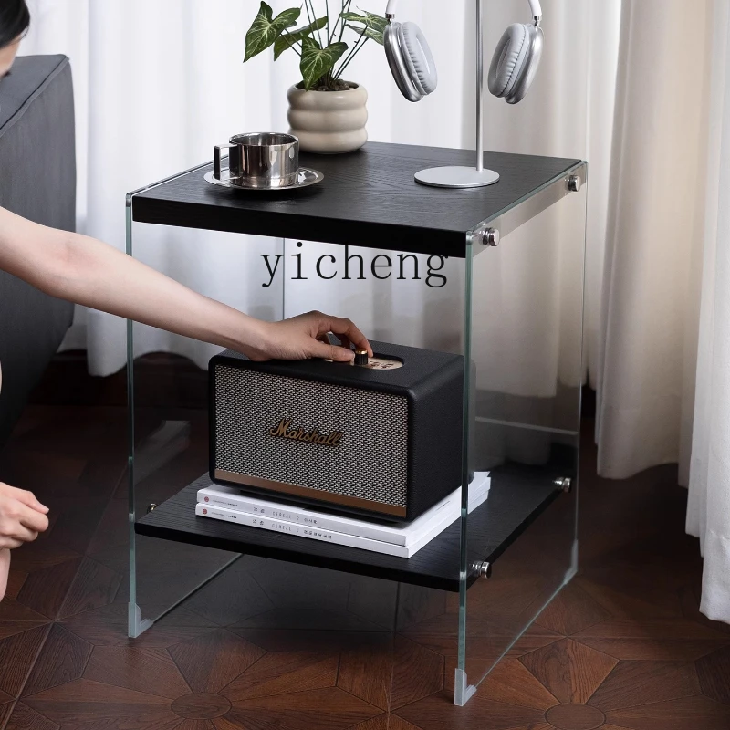 XL sofa side few glass solid wood living room corner few black shelves bedside table small table
XL sofa side few glass solid wood living room corner few black shelves bedside table small table