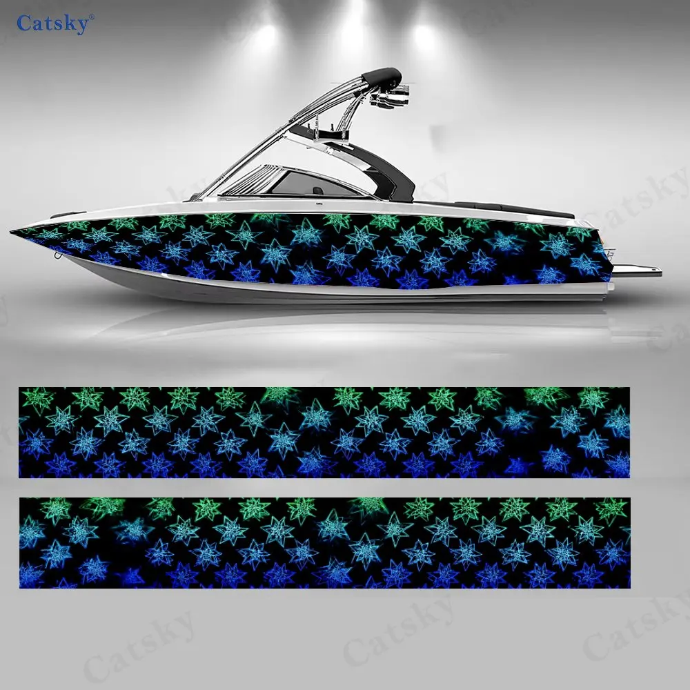 2Pcs Blue-Green Gradient Starburst Boat Stickers, PVC Waterproof Vinyl Wrap Decals for Fishing Boats, Durable and Stylish Design
2Pcs Blue-Green Gradient Starburst Boat Stickers, PVC Waterproof Vinyl Wrap Decals for Fishing Boats, Durable and Stylish Design