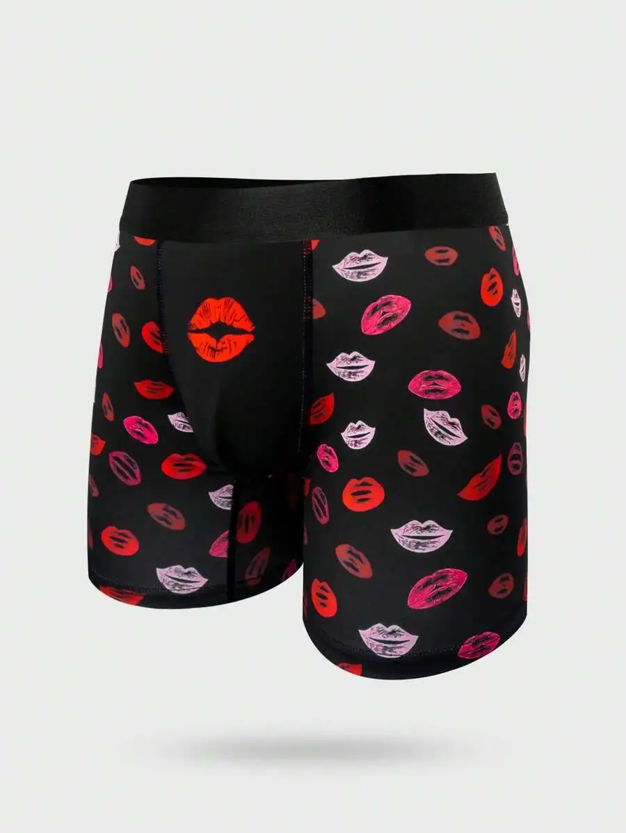 Mens Lip Print Boxer Briefs Valentines Day Design
Mens Lip Print Boxer Briefs Valentines Day Design