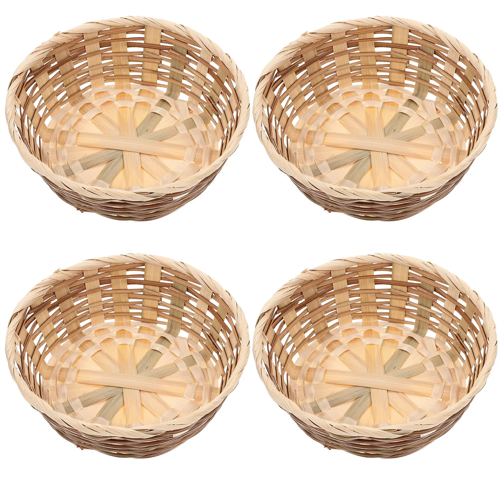 3 Bamboo Fruit Baskets Handwoven Lightweight Kitchen Pantry Decorative Woven Storage Baskets Household Food Holding
3 Bamboo Fruit Baskets Handwoven Lightweight Kitchen Pantry Decorative Woven Storage Baskets Household Food Holding