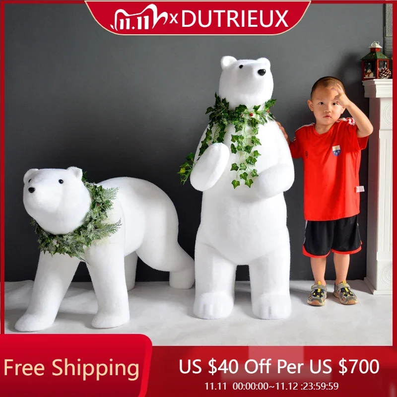 Christmas Tree Festival Decorations Large Christmas Decoration Scenes Cute Display Window Decorations Plush Polar Bear Sets
Christmas Tree Festival Decorations Large Christmas Decoration Scenes Cute Display Window Decorations Plush Polar Bear Sets