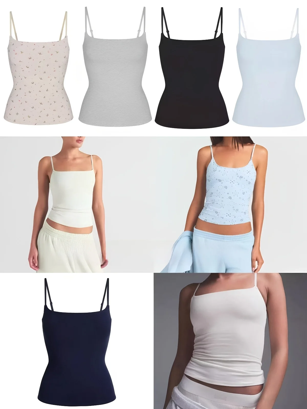 New Casual Sports Tank Top Women's Slimming Versatile Summer Top V-Neck Backless Elastic Fit Cotton Polyester Blend
New Casual Sports Tank Top Women's Slimming Versatile Summer Top V-Neck Backless Elastic Fit Cotton Polyester Blend