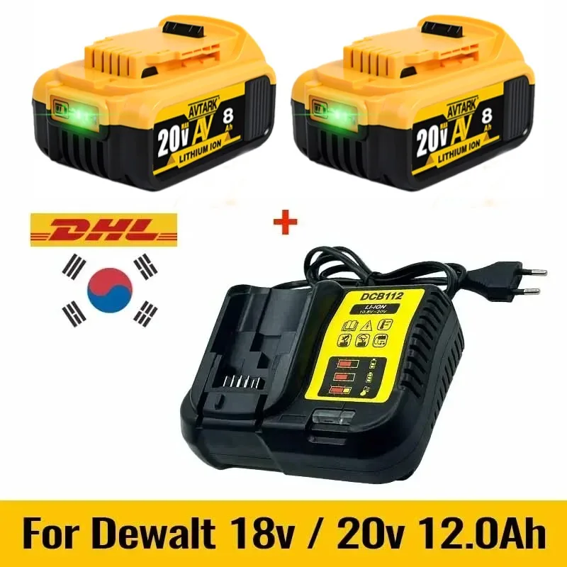New 100% Original 20V 12Ah Battery compatible for DeWalt power Tools DCF887 DCG405 DCD791 18V 20V Lithium battery replacement
New 100% Original 20V 12Ah Battery compatible for DeWalt power Tools DCF887 DCG405 DCD791 18V 20V Lithium battery replacement