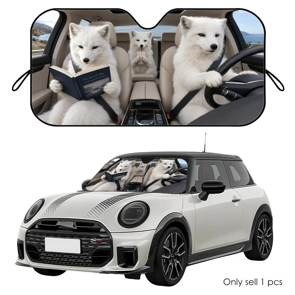 Arctic Fox Driving Travel Sun Visor Reusable Aluminum Foil Car Windshield Sun Visor UV Heat Insulation Cover Shade
Arctic Fox Driving Travel Sun Visor Reusable Aluminum Foil Car Windshield Sun Visor UV Heat Insulation Cover Shade