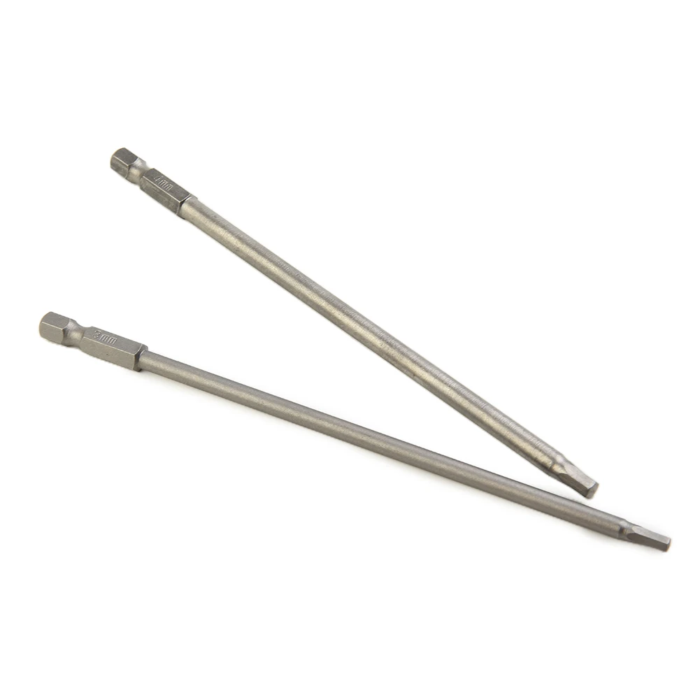 Hex Screwdriver Bits Long Shank Screwdriver Bits with Magnetic Head Set of 4pcs for 1/4 Hex Drive (150mm Length 3/4/5/6mm)
Hex Screwdriver Bits Long Shank Screwdriver Bits with Magnetic Head Set of 4pcs for 1/4 Hex Drive (150mm Length 3/4/5/6mm)