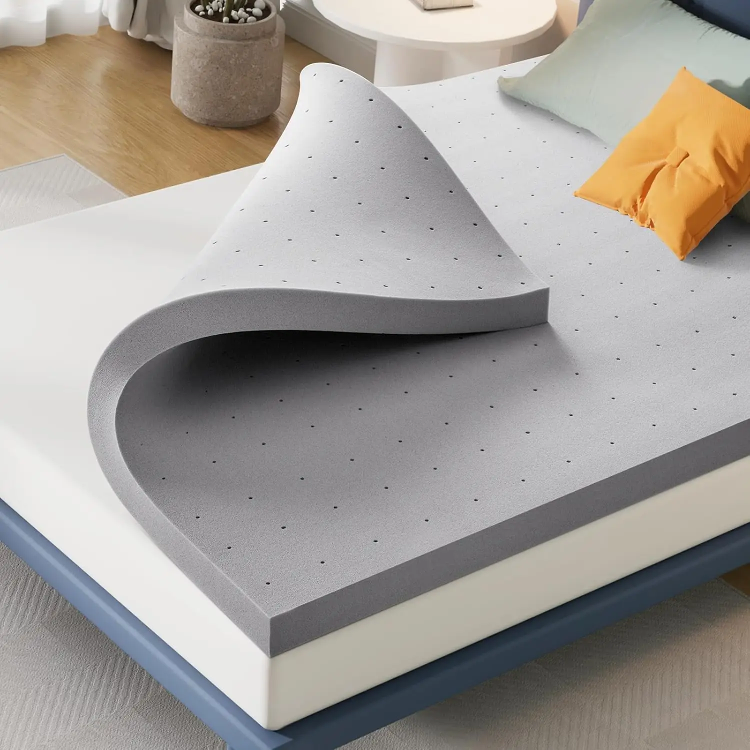 3 Inch Mattress Topper Twin,Gel-Infused Memory Foam Mattress Topper For Soft & Cooling Sleep, High-Density Foam Single Bed
3 Inch Mattress Topper Twin,Gel-Infused Memory Foam Mattress Topper For Soft & Cooling Sleep, High-Density Foam Single Bed