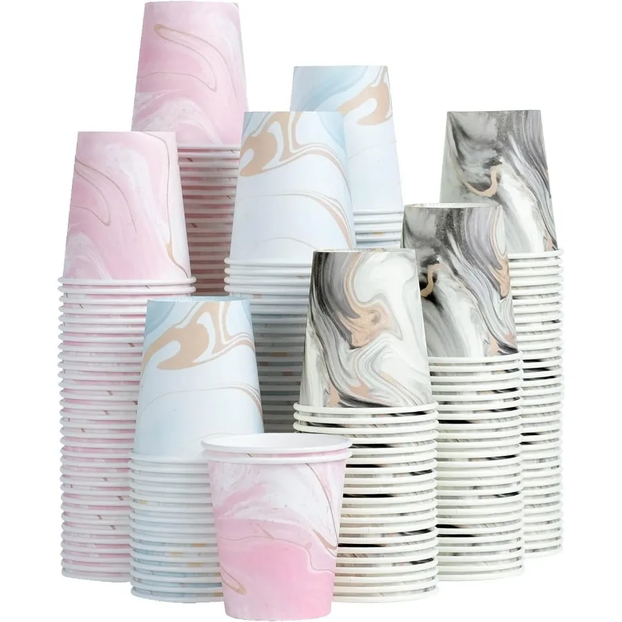300 упаковок одноразовых бумажных стаканчиков по 5 унций для использования в ванной комнате. Красочные стаканчики для полоскания рта. Маленькие мини-бумажные стаканчики идеально подходят для вечеринок, пикников BB. 
300 упаковок одноразовых бумажных стаканчиков по 5 унций для использования в ванной комнате. Красочные стаканчики для полоскания рта. Маленькие мини-бумажные стаканчики идеально подходят для вечеринок, пикников BB.