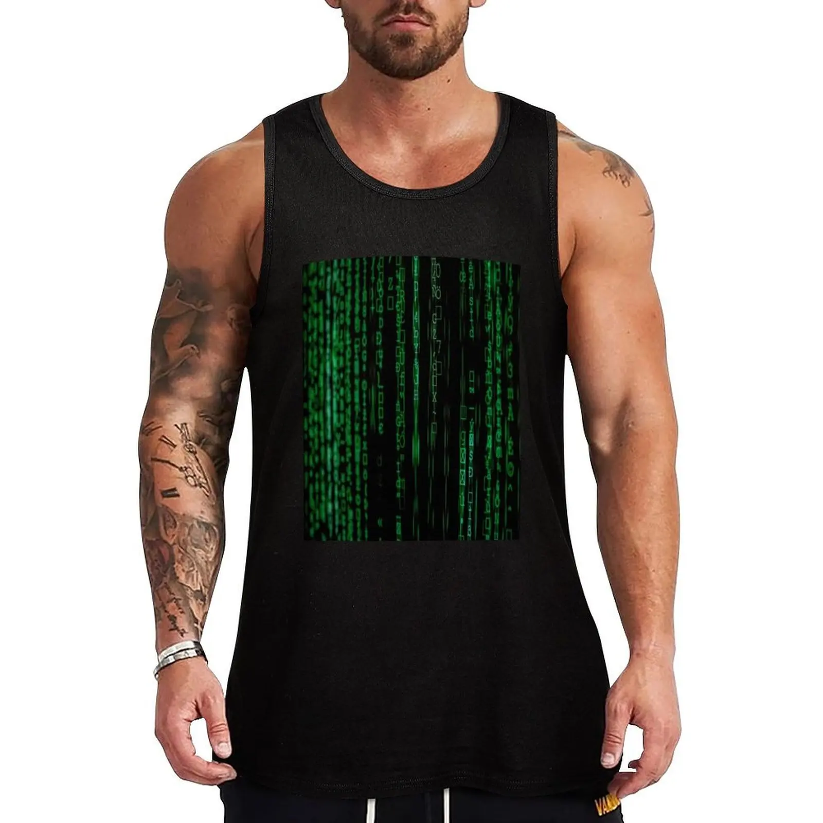 Matrix Pattern Tank Top Summer Print Tank Top Beach Graphic Sleeveless Top
Matrix Pattern Tank Top Summer Print Tank Top Beach Graphic Sleeveless Top