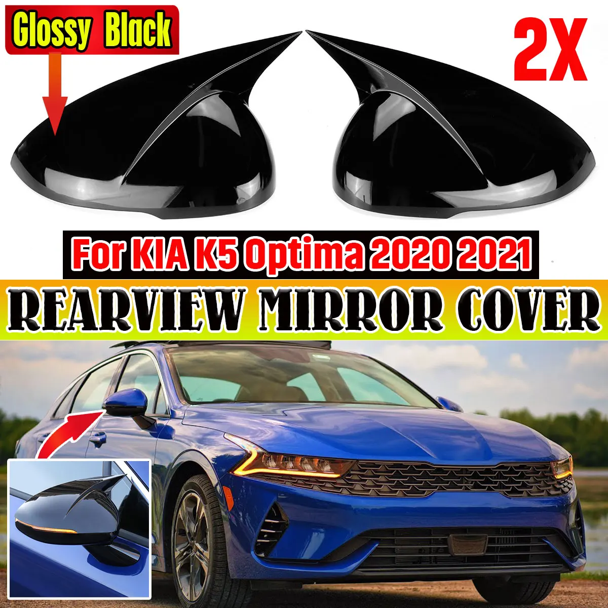 Car Parts Body Side Door Rearview Mirror Cover Sticker Trim For KIA K5 Optima 2020 2021 2022 ABS Carbon Fiber Style Black
Car Parts Body Side Door Rearview Mirror Cover Sticker Trim For KIA K5 Optima 2020 2021 2022 ABS Carbon Fiber Style Black