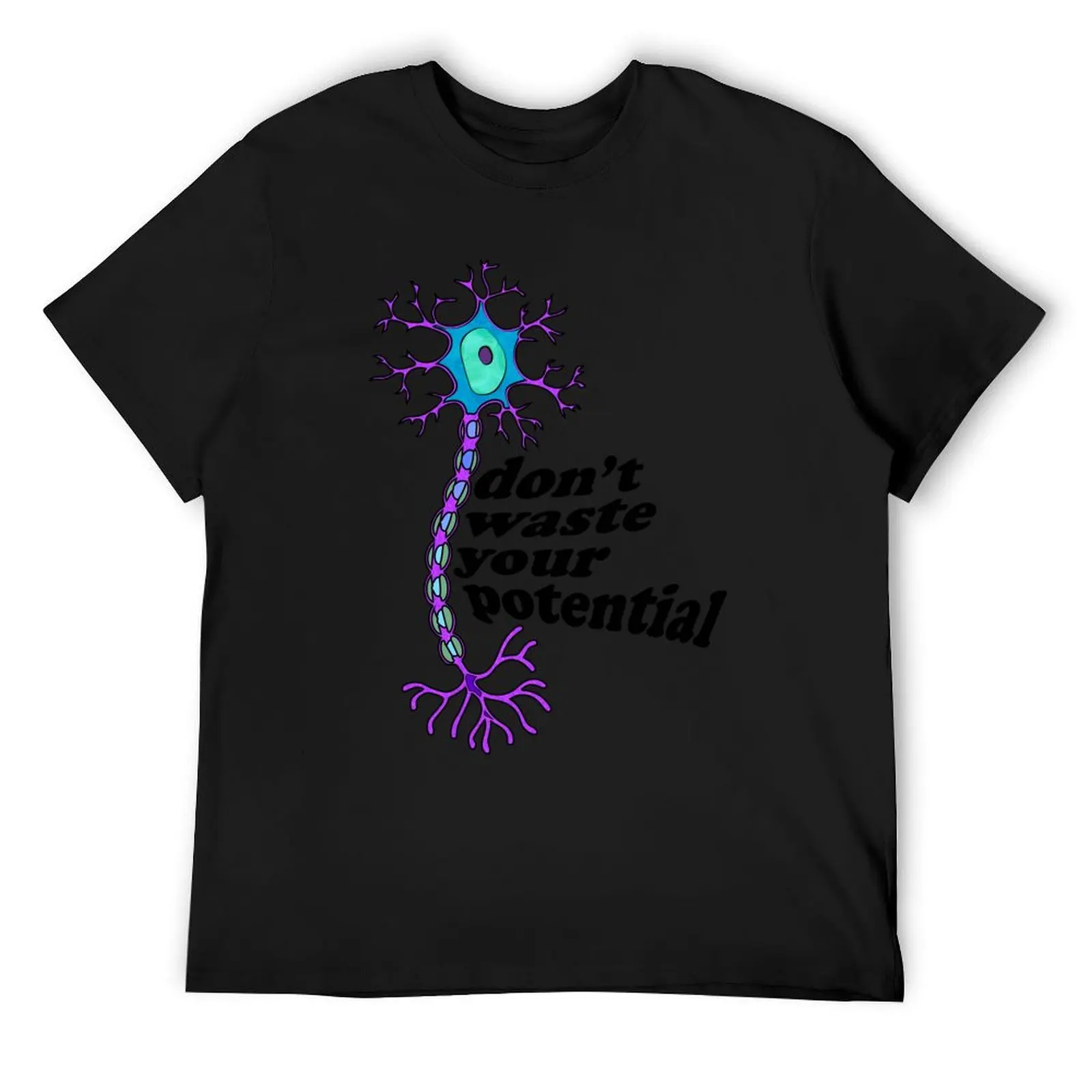 Neuron Motivation - dont waste your potential T-Shirt Funny t-shirt for a boy summer clothes mens t shirt graphic
Neuron Motivation - dont waste your potential T-Shirt Funny t-shirt for a boy summer clothes mens t shirt graphic