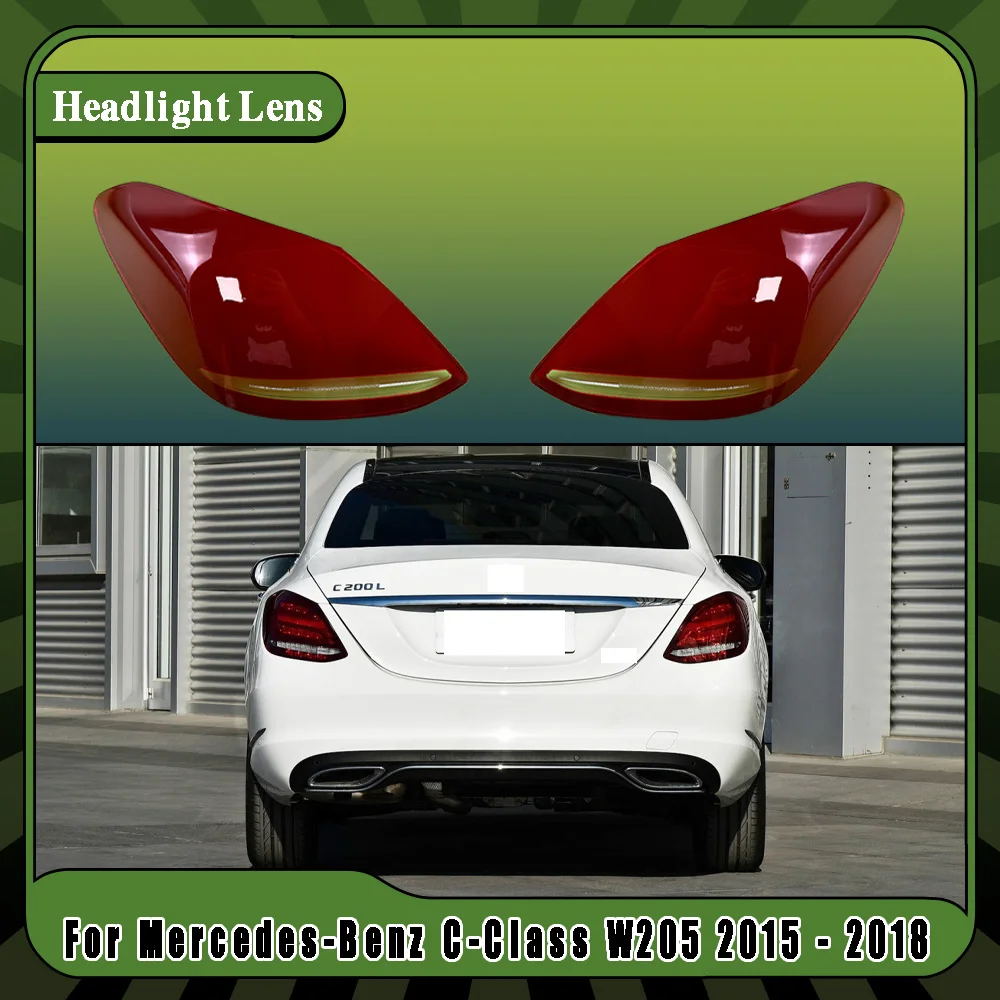 For Mercedes-Benz C-Class W205 2015 2016 2017 2018 Car Taillight Shell Rear Signal Parking Lights Cover Auto Replacement Parts
For Mercedes-Benz C-Class W205 2015 2016 2017 2018 Car Taillight Shell Rear Signal Parking Lights Cover Auto Replacement Parts