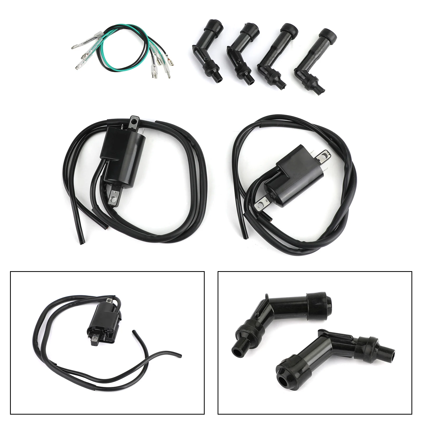 Artudatech Ignition Coils and Spark Plug Caps fit for Honda CB350F CB400F CB500 CB550
Artudatech Ignition Coils and Spark Plug Caps fit for Honda CB350F CB400F CB500 CB550