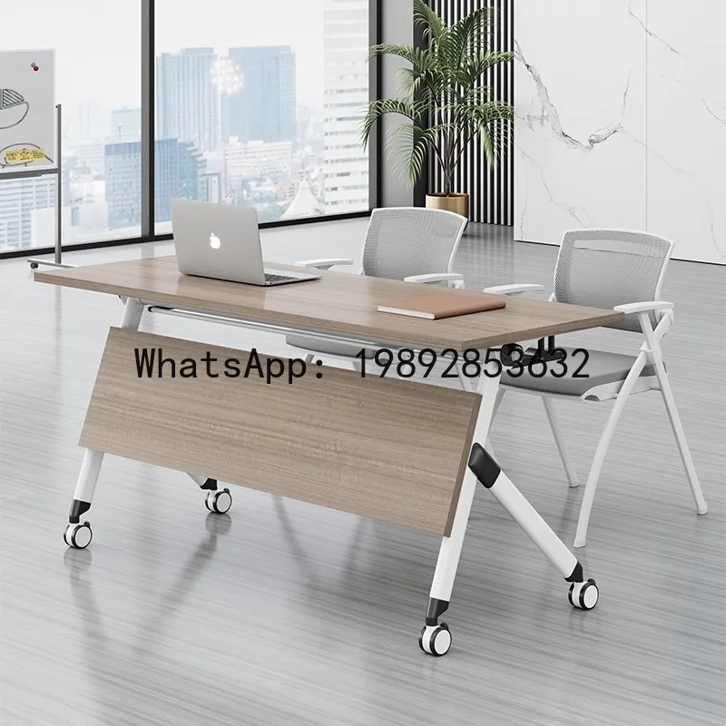 HYS simple modern combination mobile splicing long tables and chairs
HYS simple modern combination mobile splicing long tables and chairs