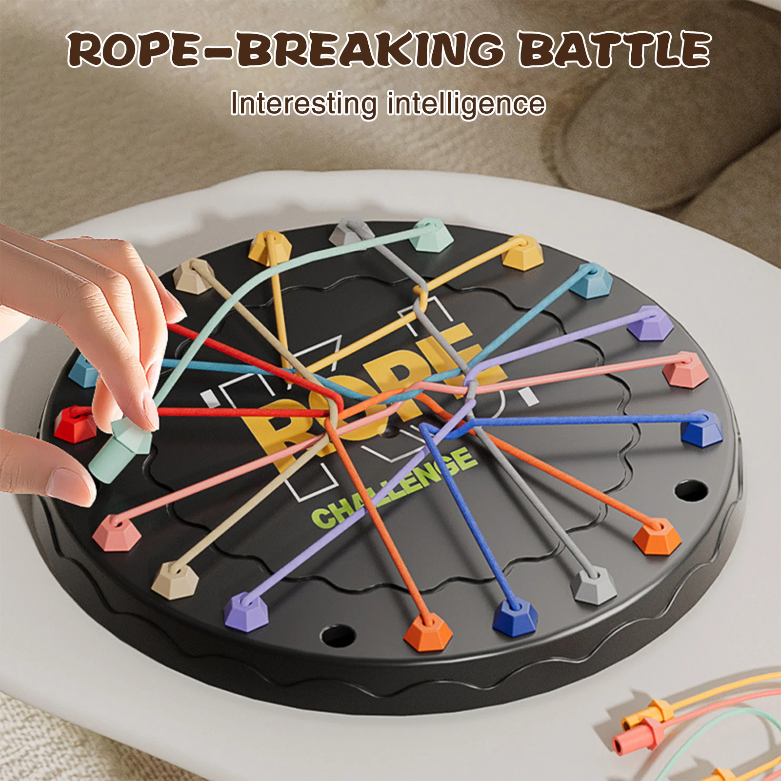 Puzzle Rope Untying Game Toys Portable Travel Table Game Educational Toy for Kids Birthday Children's Day Gifts
Puzzle Rope Untying Game Toys Portable Travel Table Game Educational Toy for Kids Birthday Children's Day Gifts