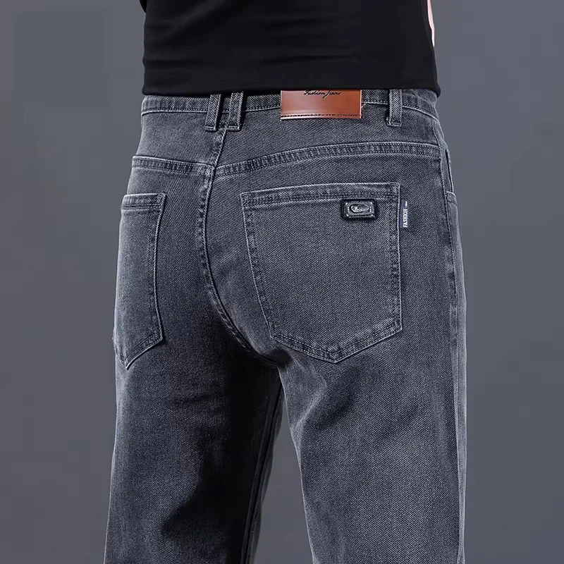 Spring Autumn Men's Jeans Straight Leg Loose Fit Thi Elastic Casual Long Pants Faionable High Waist Cotton Blend Wear Res...
Spring Autumn Men's Jeans Straight Leg Loose Fit Thi Elastic Casual Long Pants Faionable High Waist Cotton Blend Wear Res...