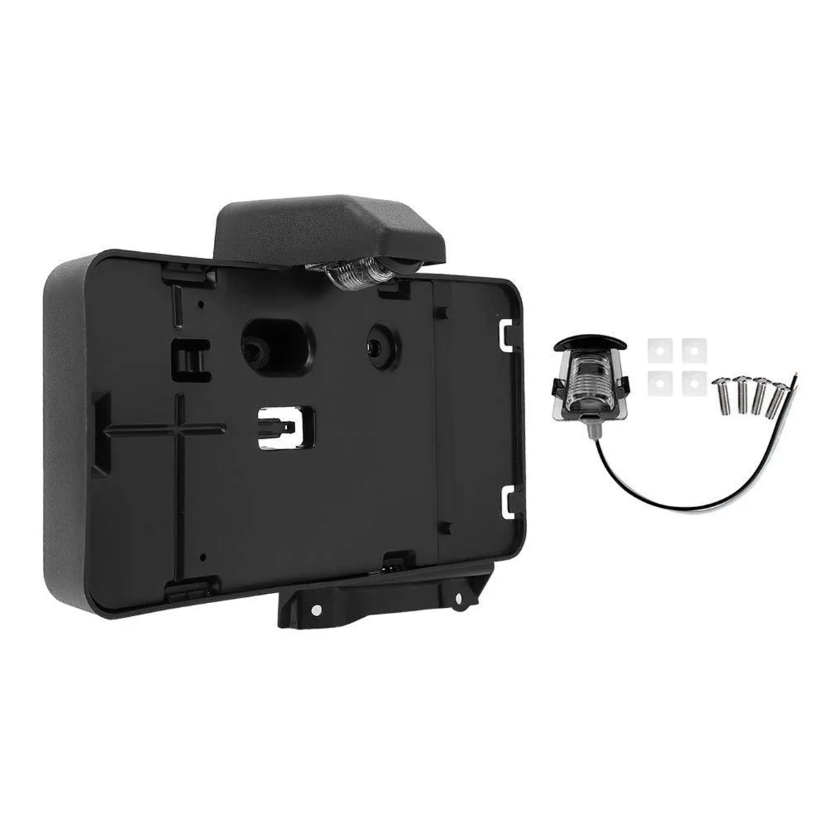 Car Rear License Plate Holder Frame with Light Mounting Bracket for JK 2007-2017
Car Rear License Plate Holder Frame with Light Mounting Bracket for JK 2007-2017