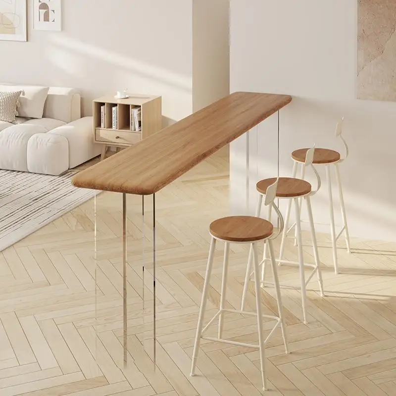 Акриловый барный стол из массива дерева, балкон, кухня, простые современные барные столы, бытовая стена, стол с высокой узкой ножкой, барная мебель
Акриловый барный стол из массива дерева, балкон, кухня, простые современные барные столы, бытовая стена, стол с высокой узкой ножкой, барная мебель