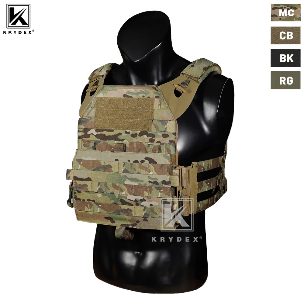 KRYDEX New Tactical Vest JPC 2 Plate Carrier Vest Front MOLLE Flap Quick Release Buckle Armor Combat Shooting Paintball CS Vest
KRYDEX New Tactical Vest JPC 2 Plate Carrier Vest Front MOLLE Flap Quick Release Buckle Armor Combat Shooting Paintball CS Vest