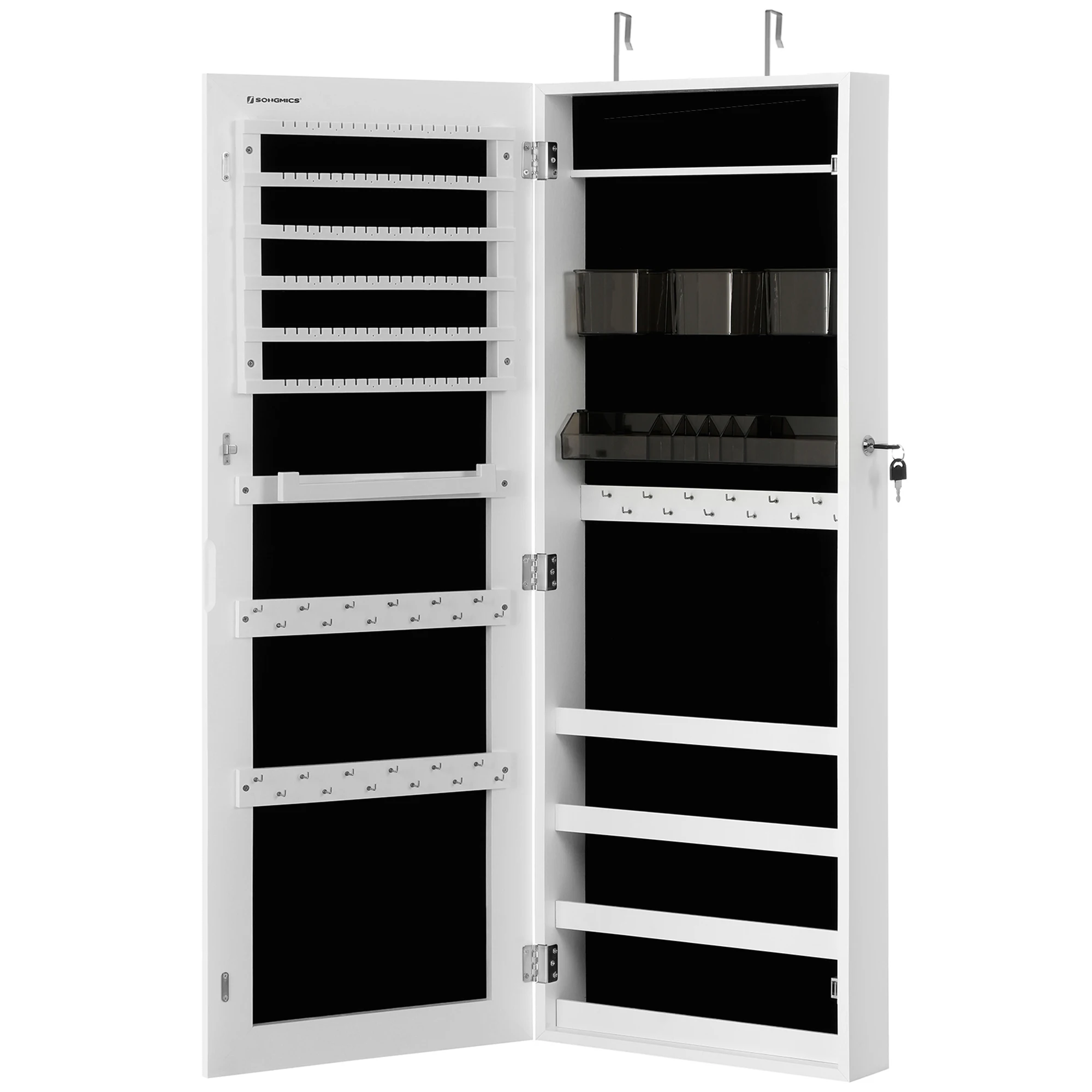 Jewellery Armoire White Lockable Jewelry Cabinet With Full Length Mirror Wall Mounted Full Mirror
Jewellery Armoire White Lockable Jewelry Cabinet With Full Length Mirror Wall Mounted Full Mirror