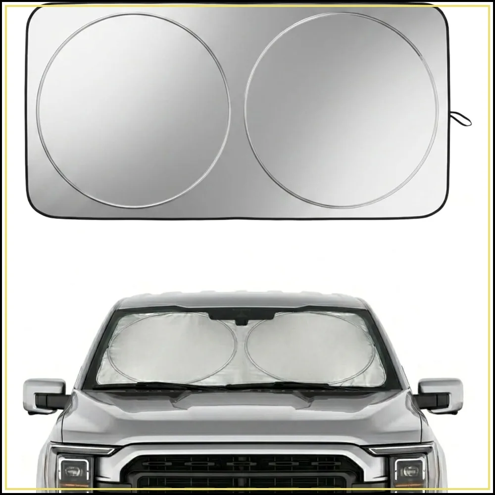 Custom Fit Sun Shade for Ford F150 1990-2025, Blocks UV & Heat, Keeps Interior Cooler
Custom Fit Sun Shade for Ford F150 1990-2025, Blocks UV & Heat, Keeps Interior Cooler