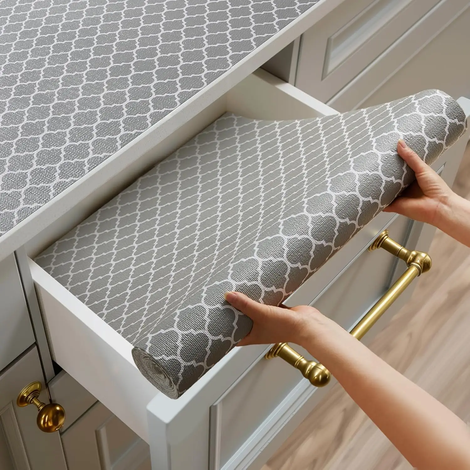 Drawer And Shelf Liner For Kitchen Cabinets, Non-Adhesive Strong G Cabinet Liners For Dressers, Durable Waterproof Anti Slip
Drawer And Shelf Liner For Kitchen Cabinets, Non-Adhesive Strong G Cabinet Liners For Dressers, Durable Waterproof Anti Slip
