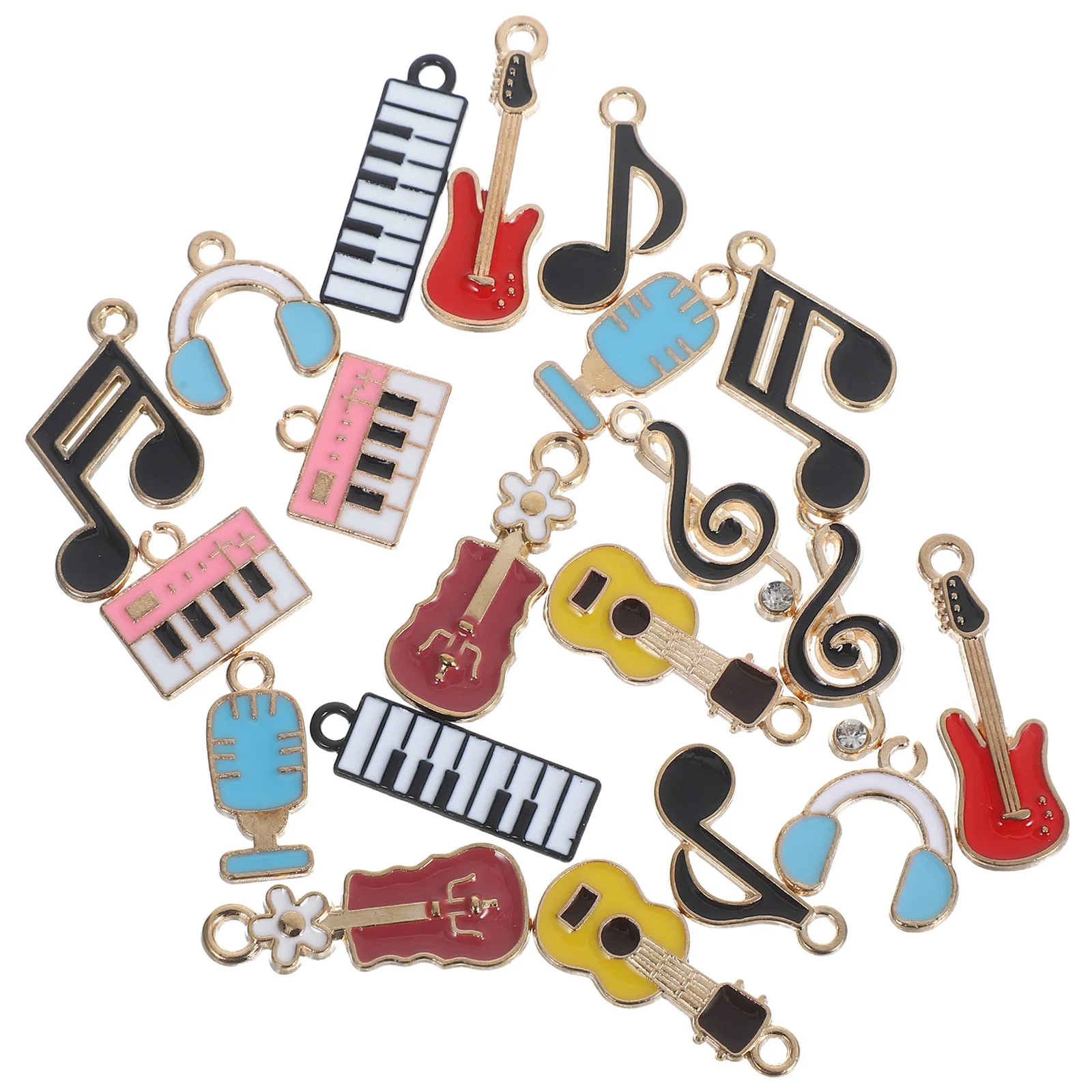 20Pcs Music Note Charms Enamel Alloy Pendants for DIY Jewelry Making Bracelets Necklaces Earrings Musical Accessories
20Pcs Music Note Charms Enamel Alloy Pendants for DIY Jewelry Making Bracelets Necklaces Earrings Musical Accessories