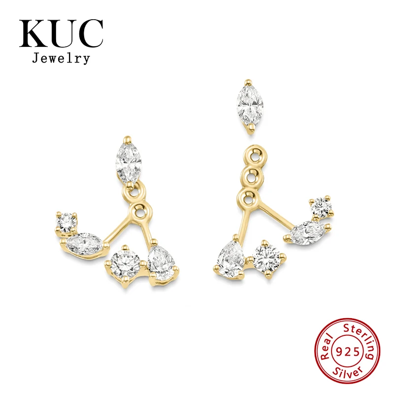 Unique Fashion Trendy 925 Sterling Silver Zircon Stud Earring Fine Jewelry Designer Earrings Jewelry Women
Unique Fashion Trendy 925 Sterling Silver Zircon Stud Earring Fine Jewelry Designer Earrings Jewelry Women