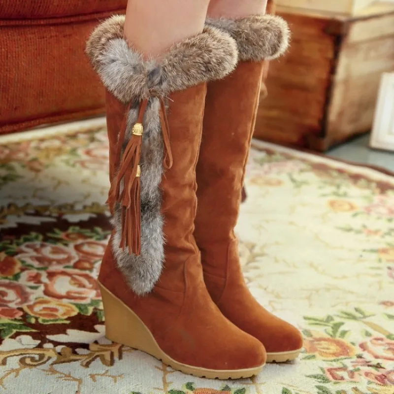 2025 Wedge Boots Womens Shoes Platform Plush Winter Footwear Booties Ladies Sexy Thigh High Heels High Sexy Fur Long Boots Shoes
2025 Wedge Boots Womens Shoes Platform Plush Winter Footwear Booties Ladies Sexy Thigh High Heels High Sexy Fur Long Boots Shoes