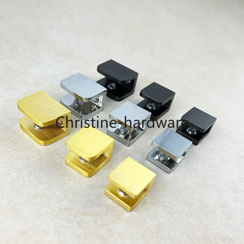 Pure Copper Glass Clip Bracket for Bathroom Shelf Wine Cabinet Partition Laminate Glass Fixing Clip SJ-8001A
Pure Copper Glass Clip Bracket for Bathroom Shelf Wine Cabinet Partition Laminate Glass Fixing Clip SJ-8001A