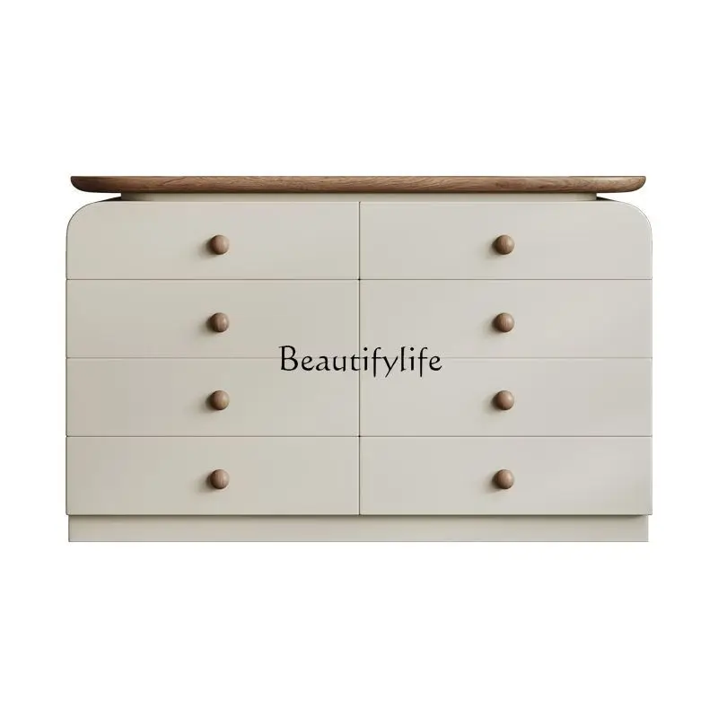 Solid wood multi-layer storage cabinet living room against the wall French retro bedside drawer cabinet
Solid wood multi-layer storage cabinet living room against the wall French retro bedside drawer cabinet