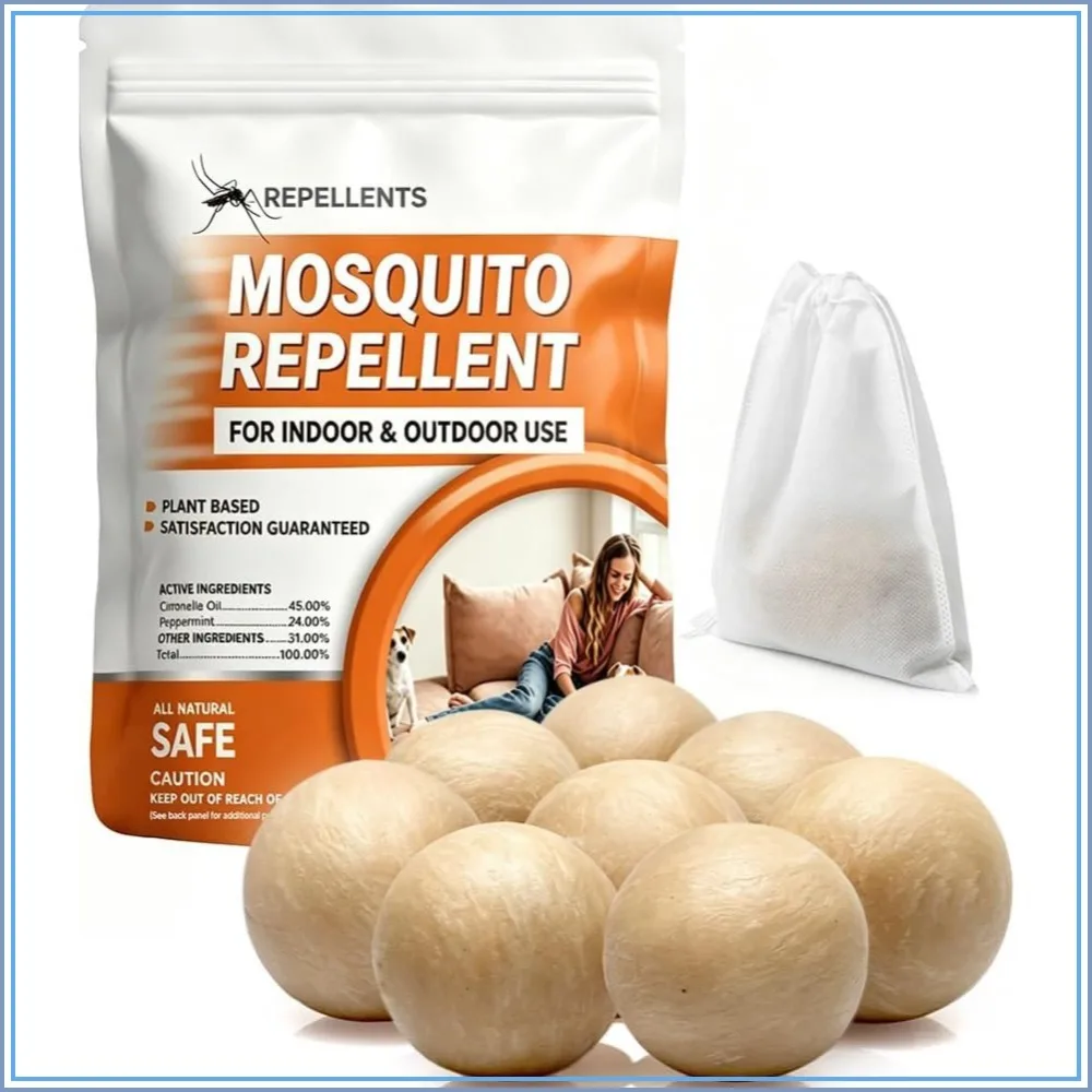 Mosquito Repellent Outdoor Patio, Indoor Yard Deterrent, 8 Packs, 120 Sq Ft Coverage, 60 Days Protection
Mosquito Repellent Outdoor Patio, Indoor Yard Deterrent, 8 Packs, 120 Sq Ft Coverage, 60 Days Protection