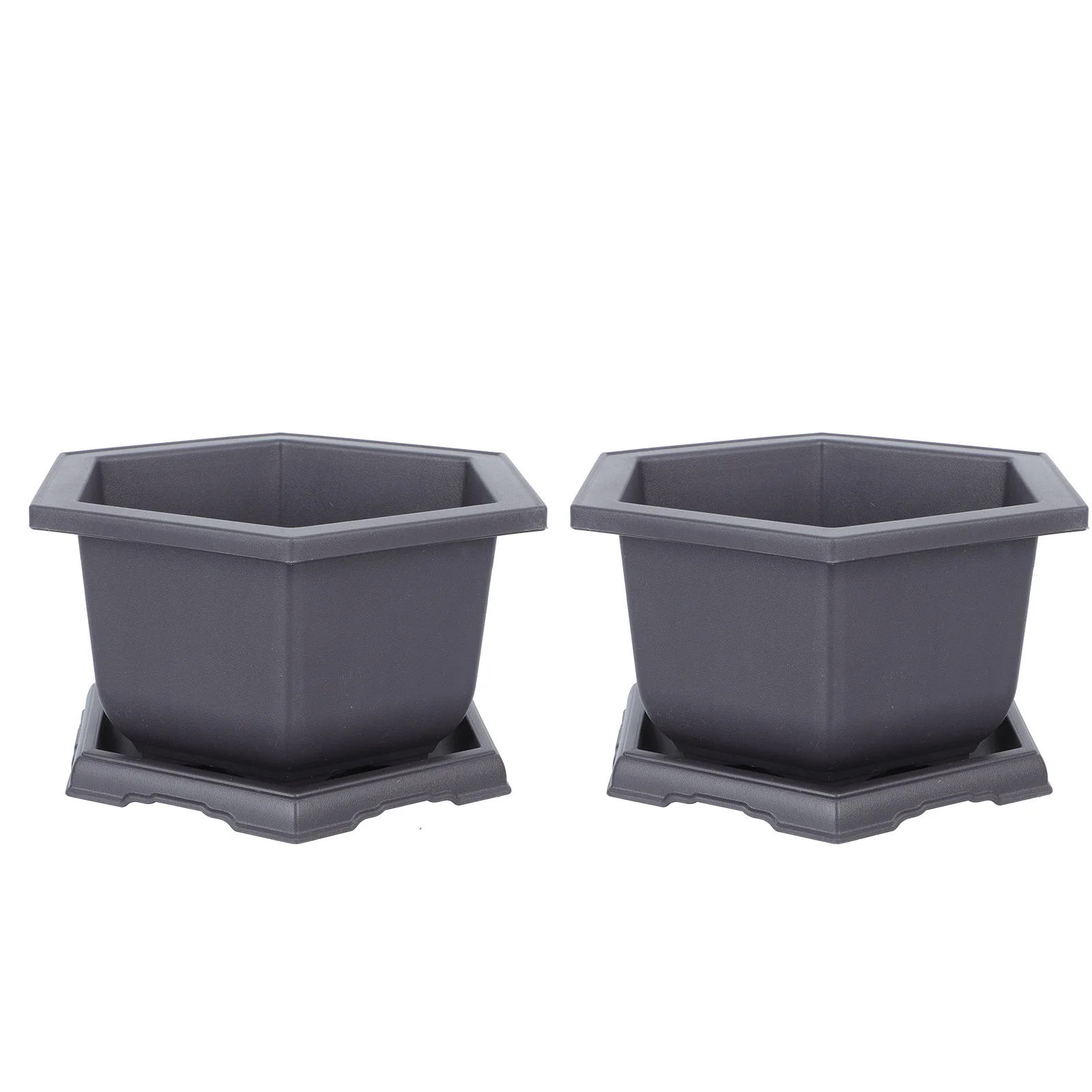 Hexagonal Flower Pot Plastic Plant Pots Holder with Base Trays Succulent Plants Indoor Flowerpots Planter Plates Simple
Hexagonal Flower Pot Plastic Plant Pots Holder with Base Trays Succulent Plants Indoor Flowerpots Planter Plates Simple