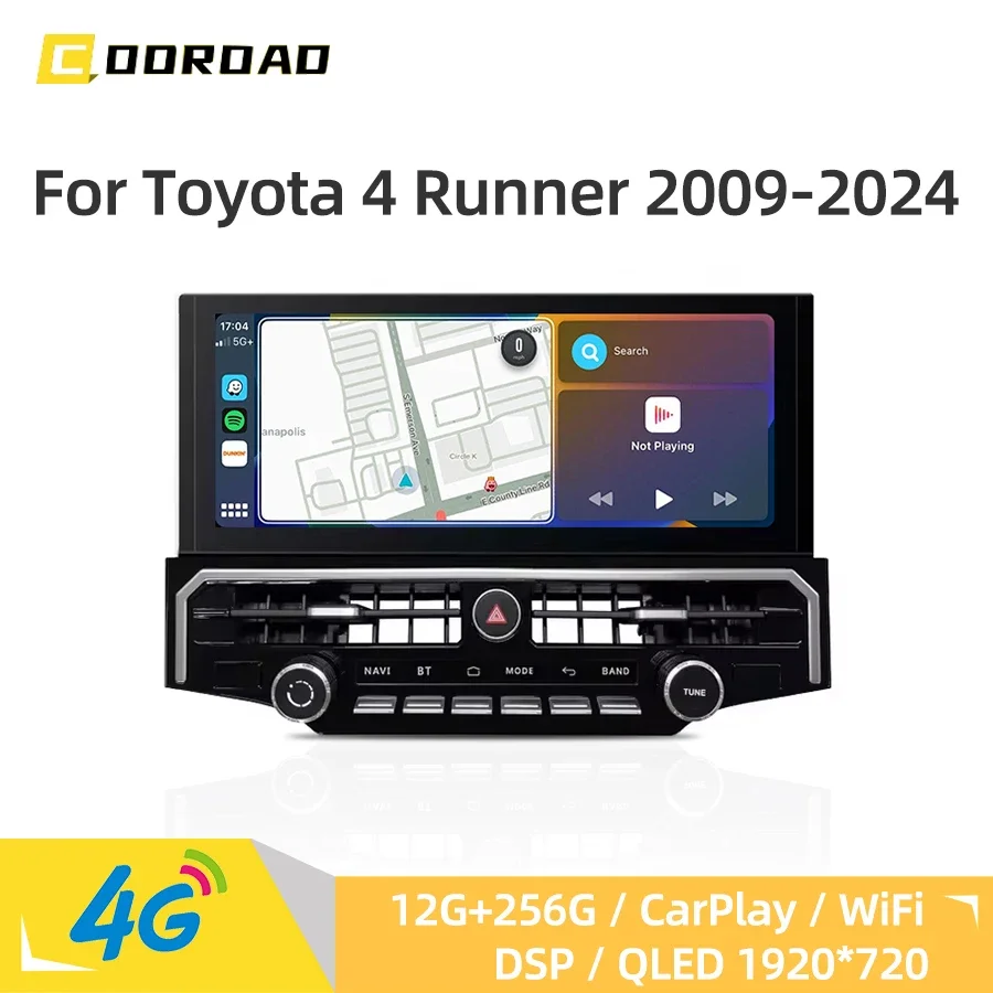 CarPlay Android 14.0 GPS Navigation 4G WiFi Bluetooth QLED Car Multimedia Player DSP RDS Car Radio For Toyota 4 Runner 2009-2024
CarPlay Android 14.0 GPS Navigation 4G WiFi Bluetooth QLED Car Multimedia Player DSP RDS Car Radio For Toyota 4 Runner 2009-2024