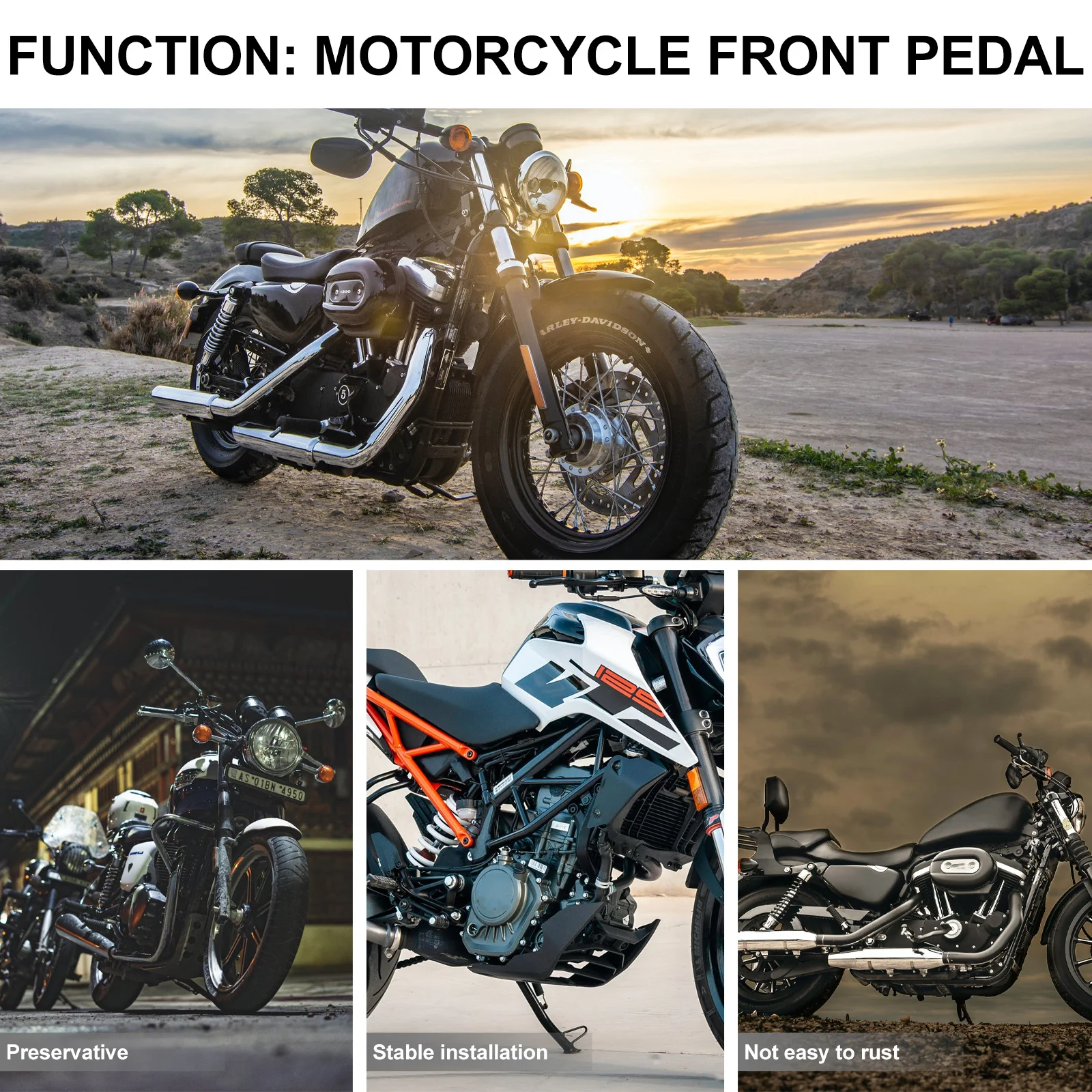 1Set Steel Motorbike Front Peg High Hardness Motorcycle Footrests Durable Motorcycle Pedals Foot Peg Rest Footrest
1Set Steel Motorbike Front Peg High Hardness Motorcycle Footrests Durable Motorcycle Pedals Foot Peg Rest Footrest