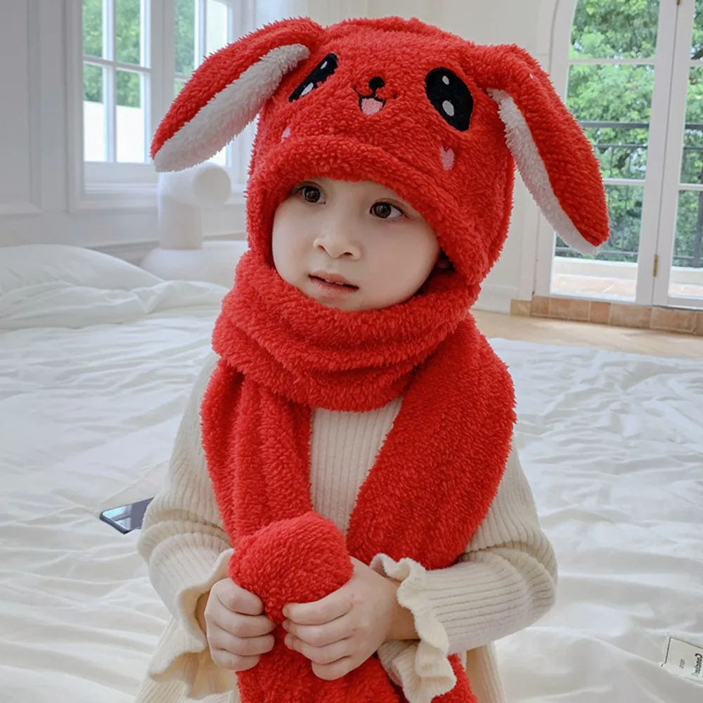 Casual 3 in1 Rabbit Ear Hat Scarf Cartoon Ear Protector Beanies Caps Windproof Thickened Neck Hats Winter
Casual 3 in1 Rabbit Ear Hat Scarf Cartoon Ear Protector Beanies Caps Windproof Thickened Neck Hats Winter