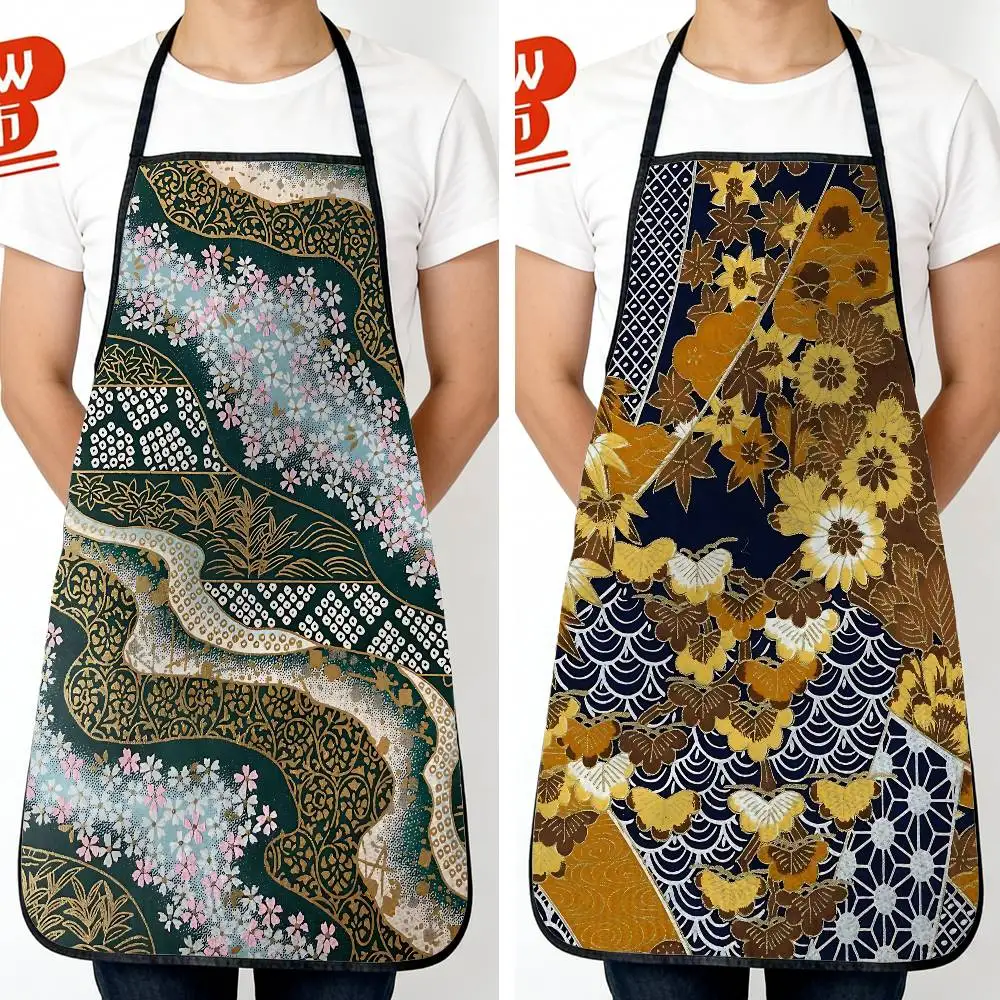 Art Wagara Yuzen-zome Long Waterproof & Oil-proof Kitchen Apron, Ideal for Women and Tall Men – Perfect for Cafe, Restaurant
Art Wagara Yuzen-zome Long Waterproof & Oil-proof Kitchen Apron, Ideal for Women and Tall Men – Perfect for Cafe, Restaurant