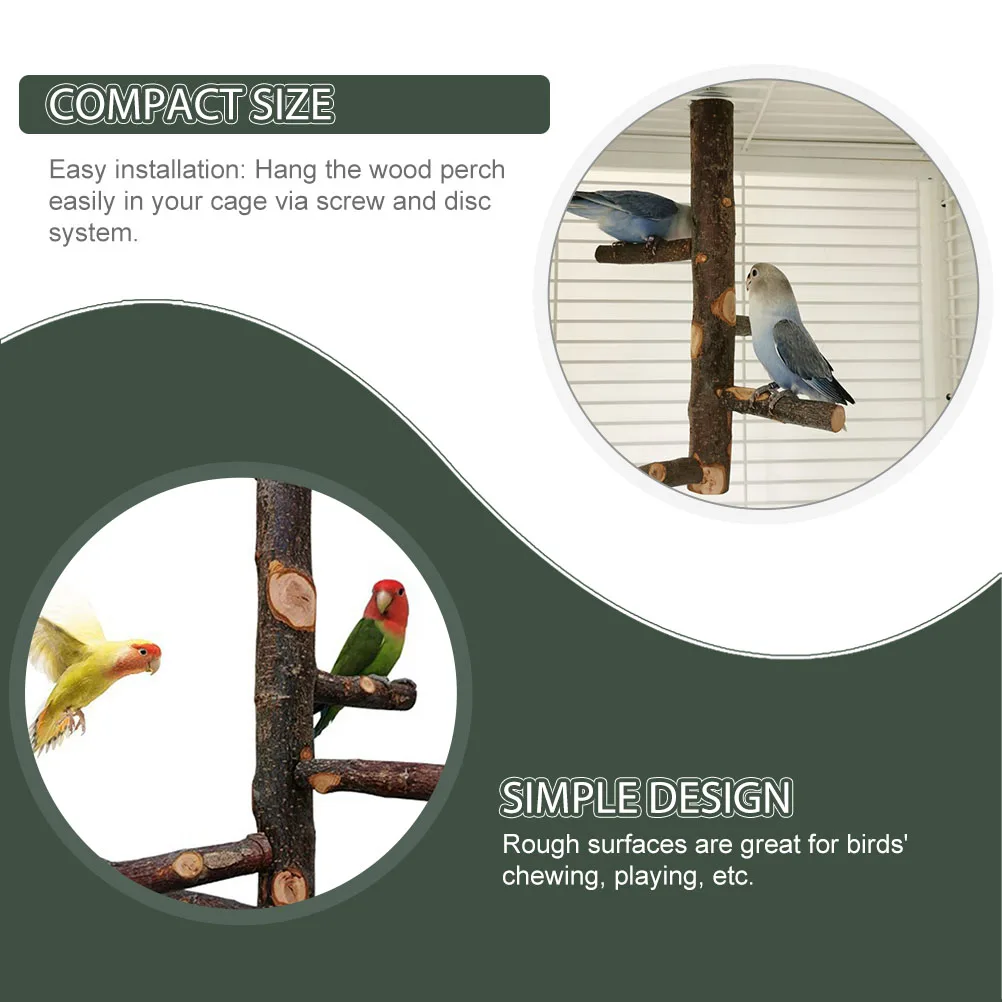 1 set 1 Set Natural Wood Bird Perch Cage Roost For Parrots Canaries Cockatoos Durable Wooden Stand Climbing Roosting Branch Safe
1 set 1 Set Natural Wood Bird Perch Cage Roost For Parrots Canaries Cockatoos Durable Wooden Stand Climbing Roosting Branch Safe