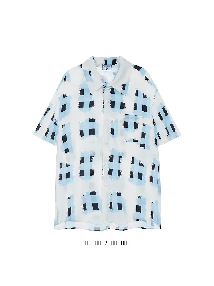 Loose Short Sleeve Shirt from Chic Street Design Printed Unisex Summer Casual Fashionable Male Female Inner Wear
Loose Short Sleeve Shirt from Chic Street Design Printed Unisex Summer Casual Fashionable Male Female Inner Wear