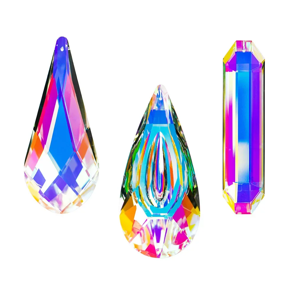 Glass Crystal Prism Pendant 120mm Rainbow Light Reflector Home Decor Sun Catcher Window Ornaments Garden Decoration Manufacturer
Glass Crystal Prism Pendant 120mm Rainbow Light Reflector Home Decor Sun Catcher Window Ornaments Garden Decoration Manufacturer