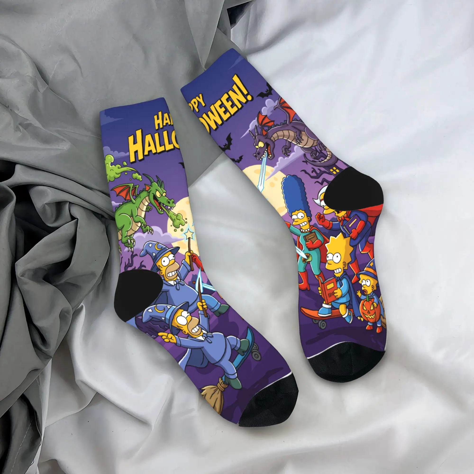 Забавные носки S-Simpsons Happy Halloween для взрослых мужчин, дышащие повседневные носки, осенние носки для скейтбординга, подарок на день рождения
Забавные носки S-Simpsons Happy Halloween для взрослых мужчин, дышащие повседневные носки, осенние носки для скейтбординга, подарок на день рождения